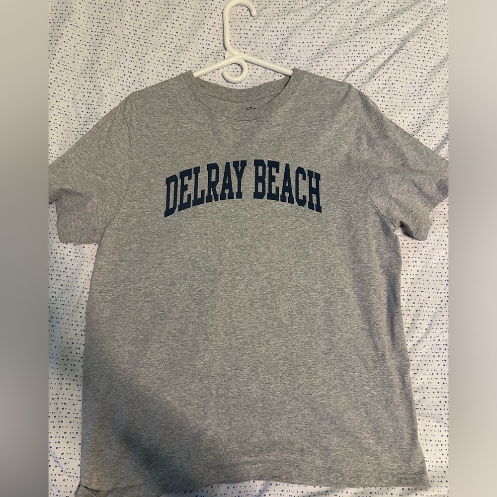 Gray Delray Beach T-Shirt